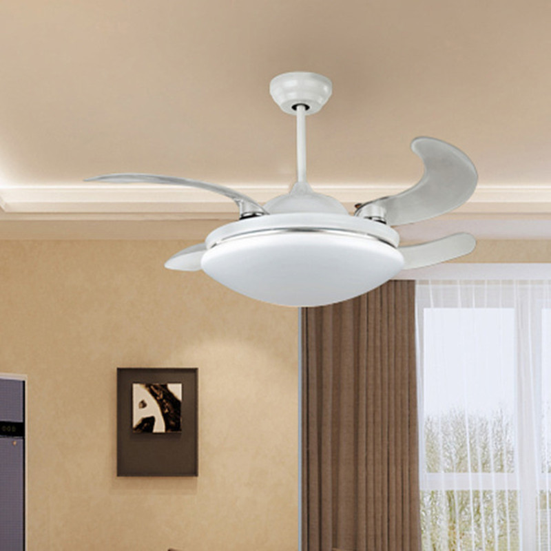 永怡御风 维嘉丝折叠隐形风扇灯带遥控客厅吊扇灯44y