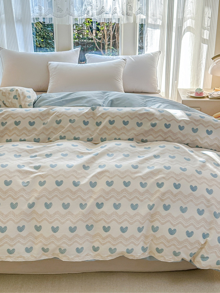 多宝雅2026新款A类新疆全棉12868单品印花被套系列·心动旋律