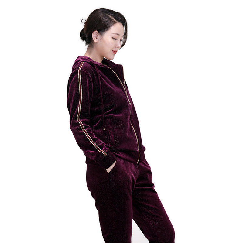 DDZK炫彩暖绒时尚休闲女装·紫色