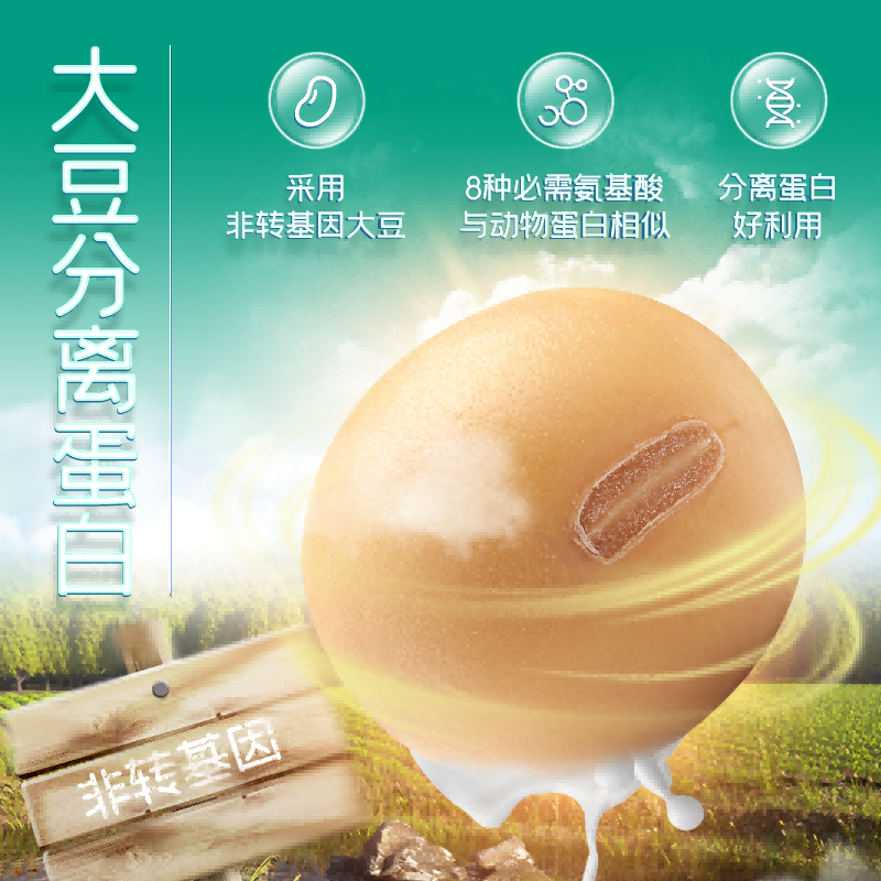 诺特兰德植物蛋白拍一发二再送一个摇杯