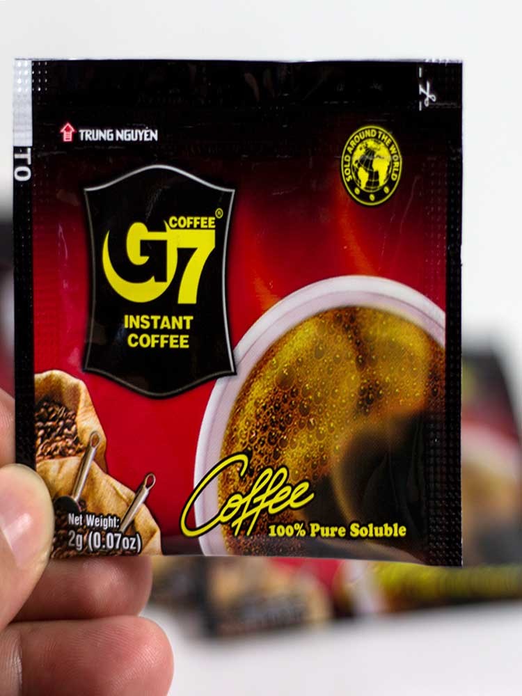 进口越南G7纯黑咖啡无蔗糖200g（2g*100小袋）