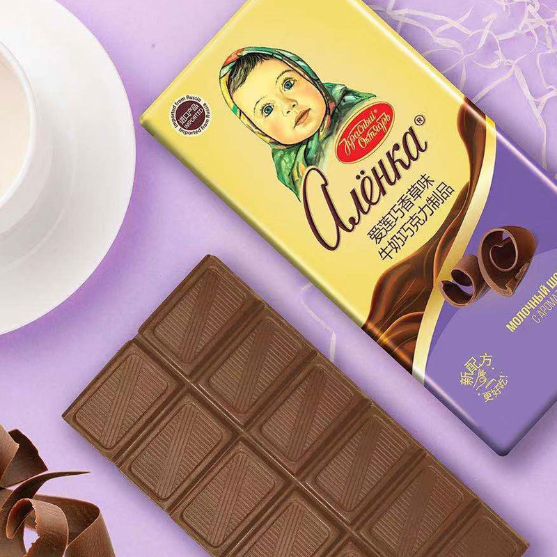 爱莲巧香草味牛奶巧克力制品 85g/块 5块装