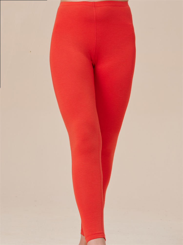 纤丝鸟美雅碧女士单裤2条组·焰红色