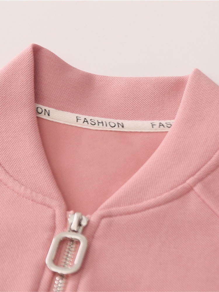 轩凌子棒球领休闲外套S82330038·茶青色