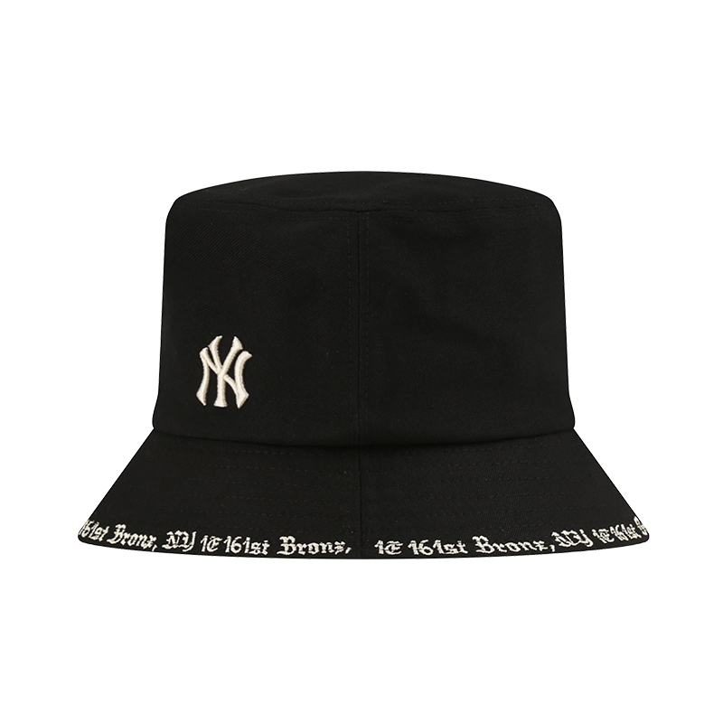 MLB美职棒棒球水桶帽 小NY32CPHG941-50·黑色白标水桶帽