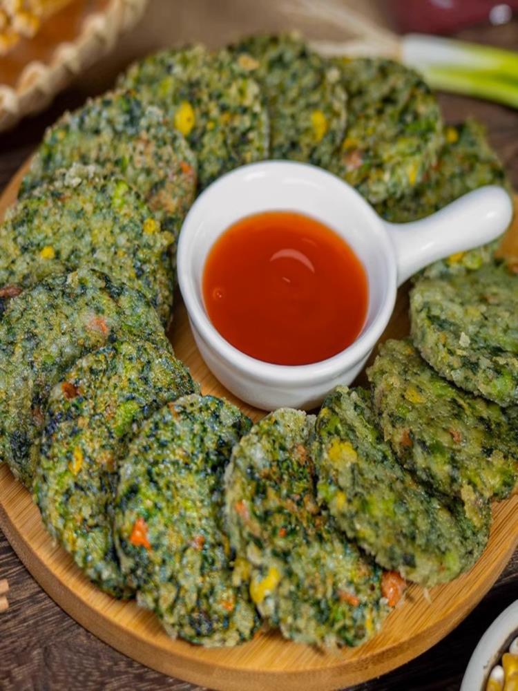 蒲公英煎饼 小煎饼270g*2袋 速食面点半成品手抓小菜饼