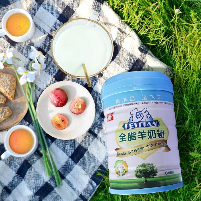 飞天纯山羊奶粉全脂羊奶粉孕妇儿童老人可喝800g2罐相同