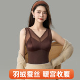 2522V领蕾丝款-棕色