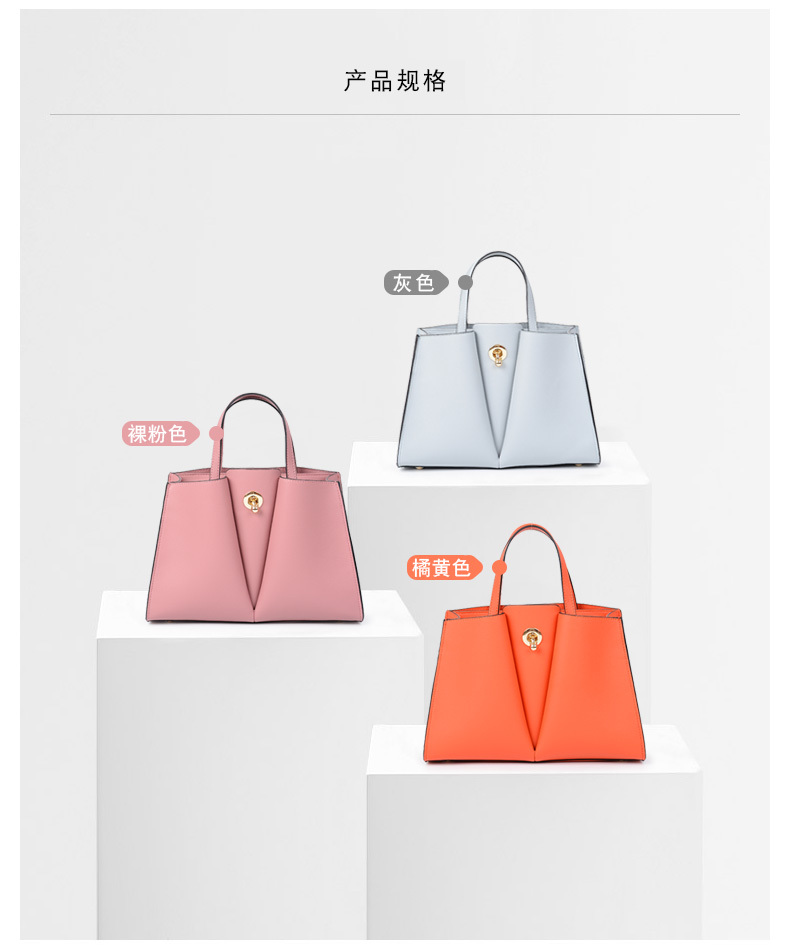 路易华菲v型手提包灰色蓝灰色