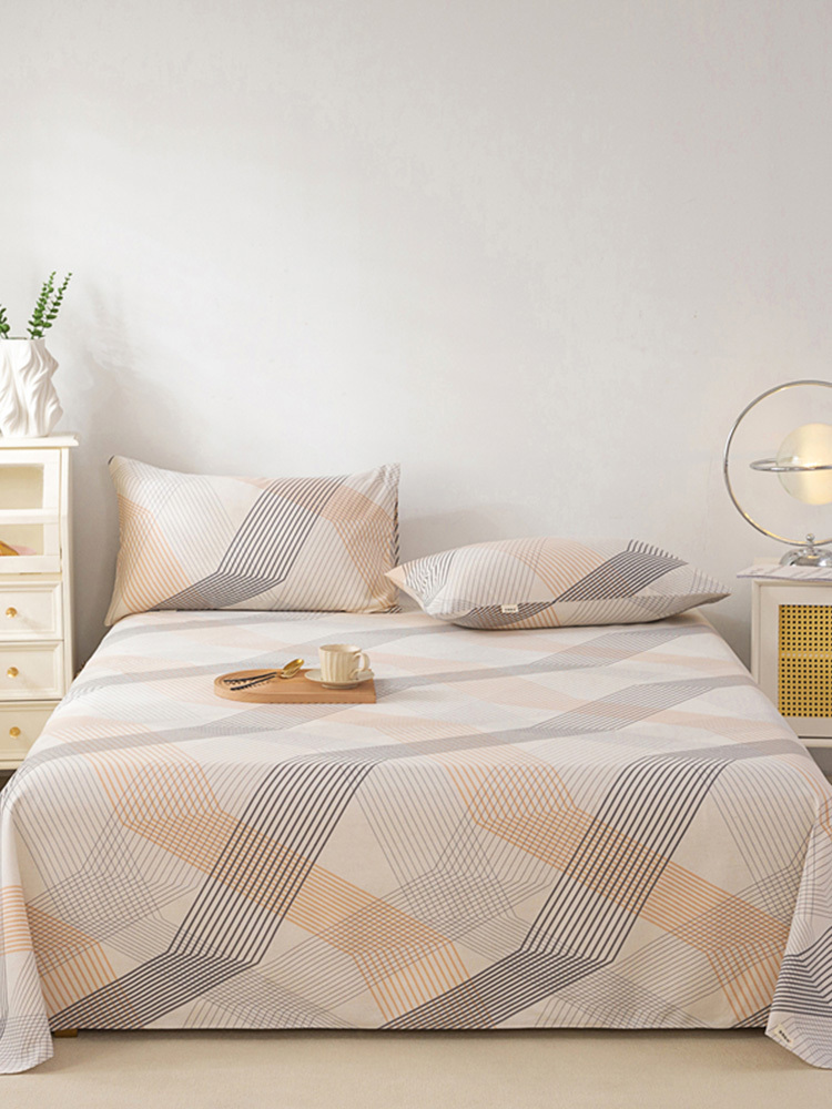 【合众精选】水漫庭 纯棉老粗布三件套230*240cm·艾米