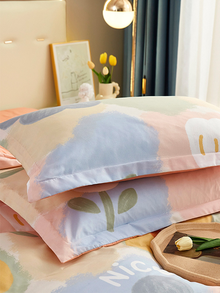 【合众精选】唐纳 亲肤棉四件套200*230CM·春暖花开TN-KT23036