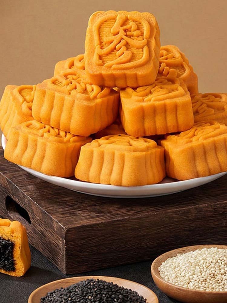 【无糖】全麦黑芝麻糕250克*4盒