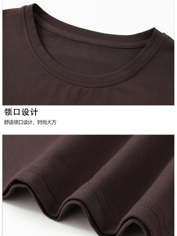 【95精梳棉】蓝萱大码四排字母短T恤HN8616·花灰色