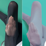 哑光黑+灰蓝色
