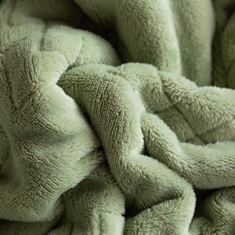 维众吸湿复合休闲毯·薄荷绿