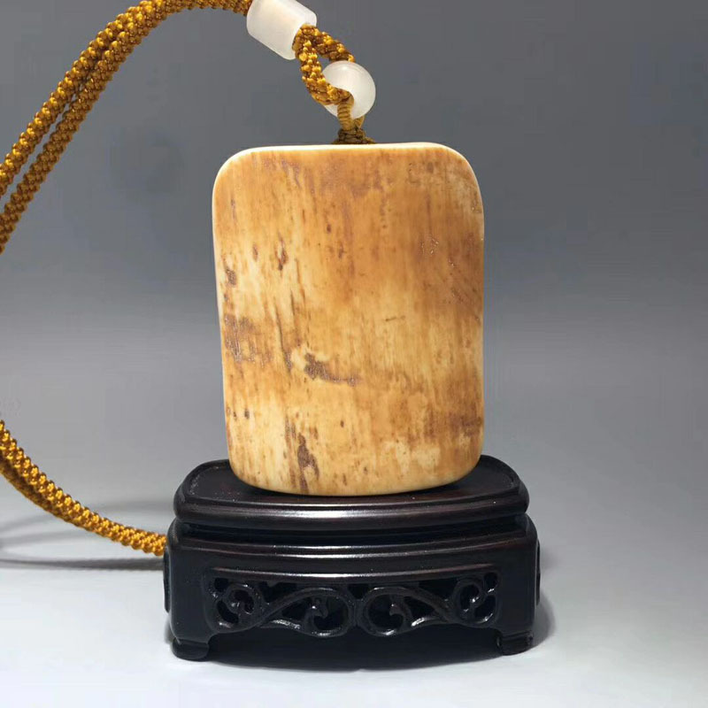 老冯记猛犸象牙雕刻一心向佛大日如来挂件大师手工精雕