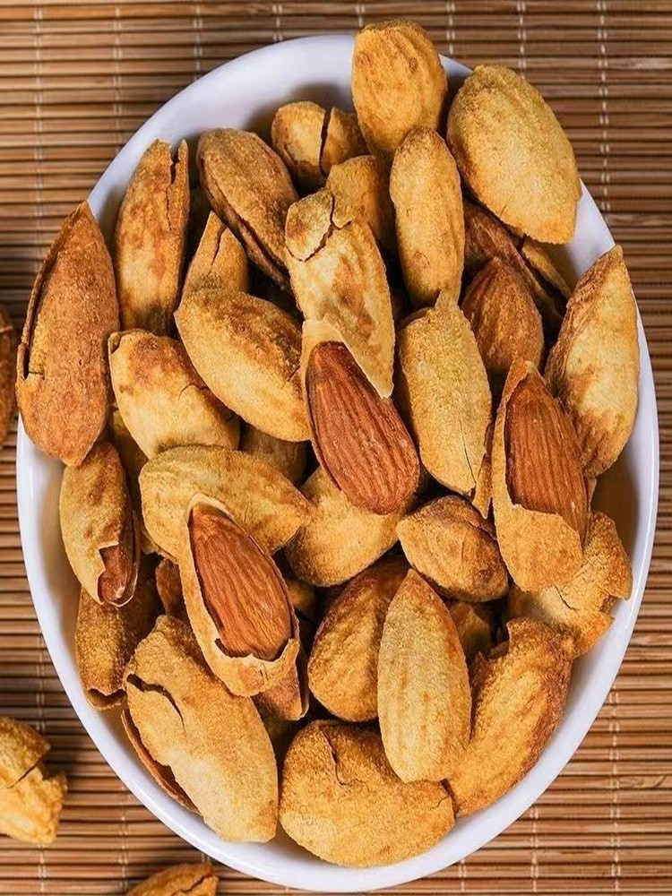 奶香味盐焗薄壳巴旦木500克/袋*2袋·薄皮杏仁坚果