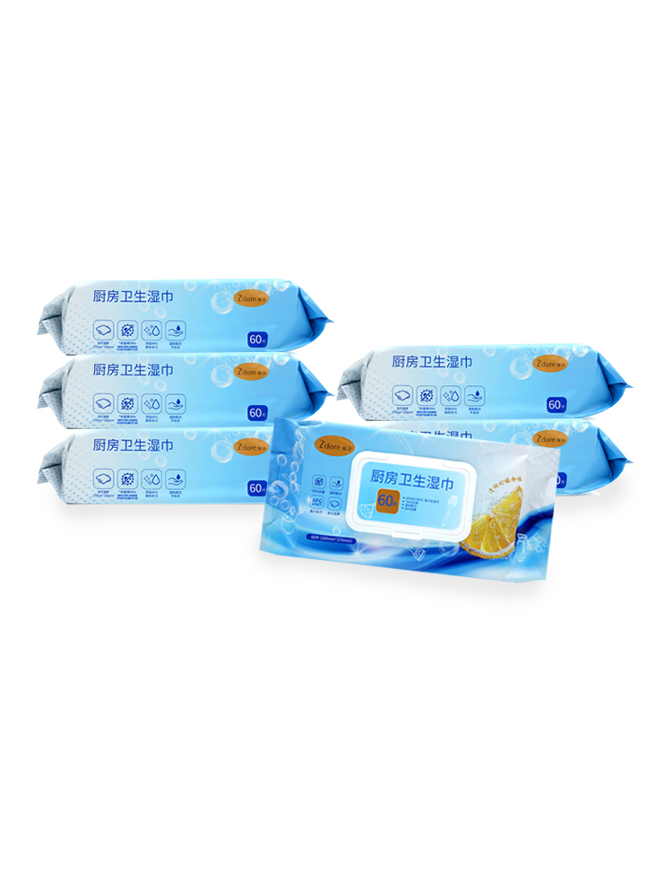 惠买自营Zdore植朵厨房湿巾60片/包*6包