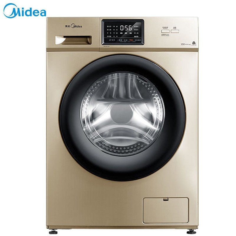美的10公斤全自动滚筒洗衣机mg100v31dg5