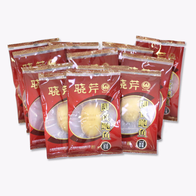 【实物发货】晓芹即食鲍鱼尝鲜组（8-10）只100g/包*2包  共同