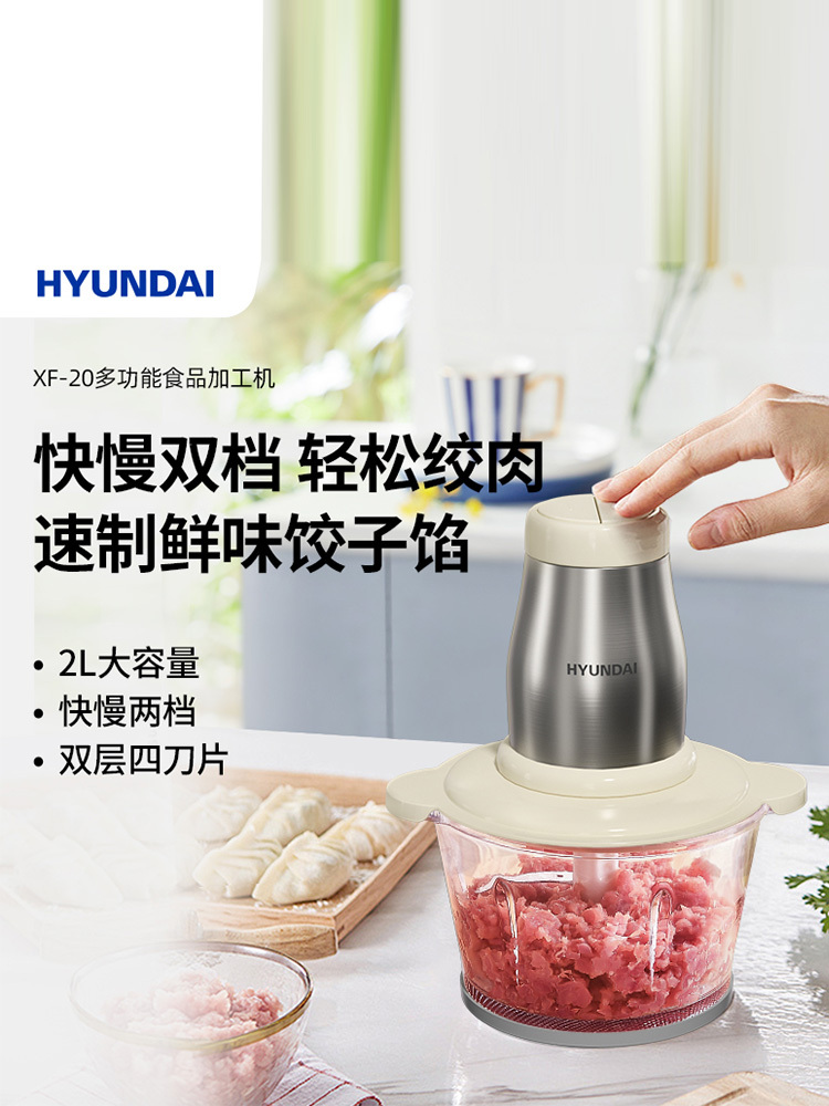HYUNDAI 绞肉机2L  XF-20