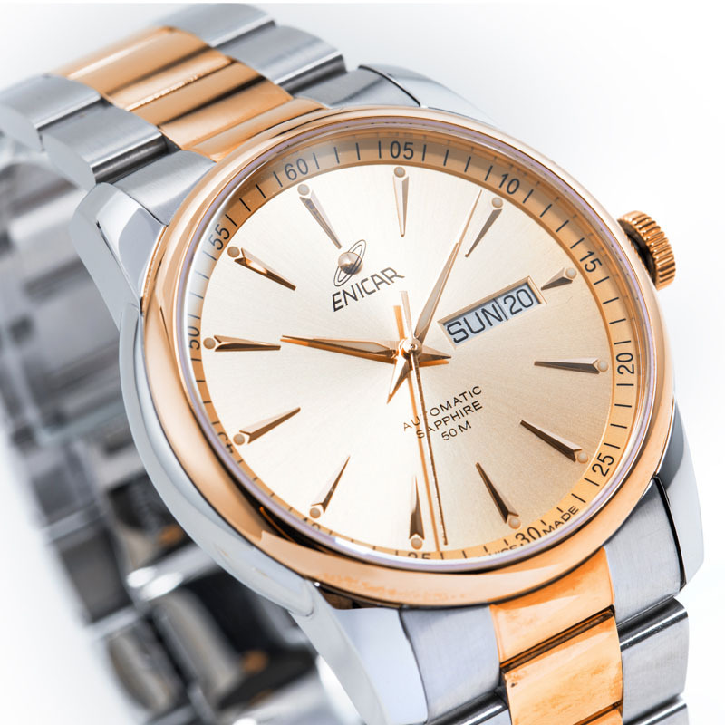 英纳格2021金至尊蓝牌经典机械男表·男