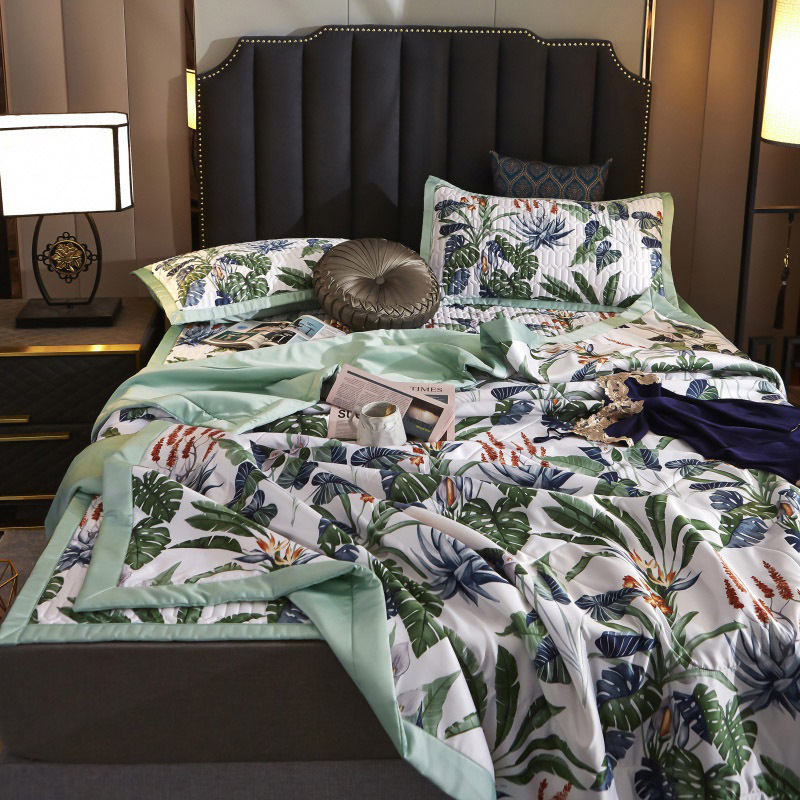 雅鹿凉感丝乳胶夏被醉清风