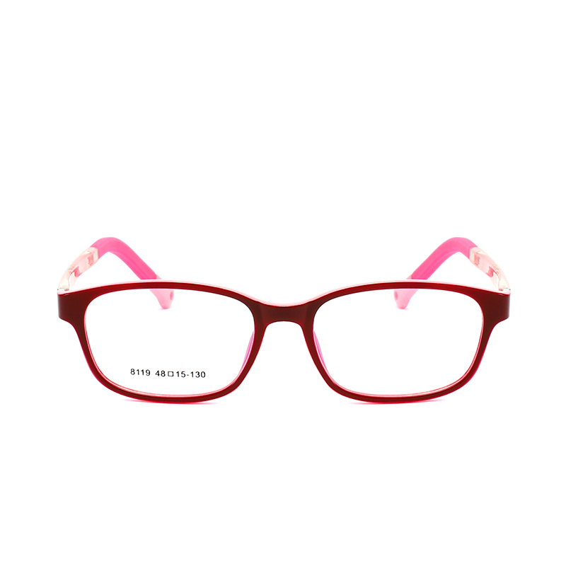 骊佳LJGOOD儿童防蓝光护目镜手机眼镜（4-14岁）8119·红框粉腿