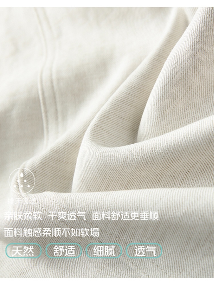 【大牌代工厂出品】和顺圣春秋天丝亚麻老钱风阔腿裤26017·麻本色