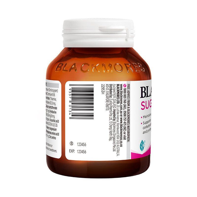 blackmores澳佳宝吡啶甲酸铬片90粒保税香港双仓发货