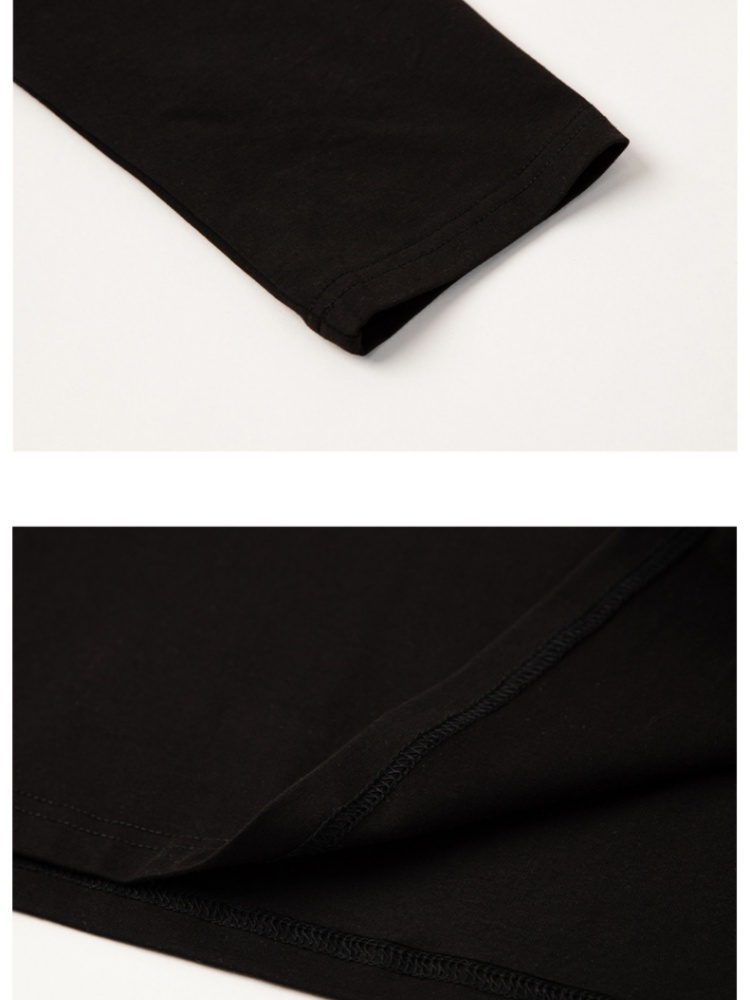 【95棉】凯诗帕字母烫钻T恤6419·黑色