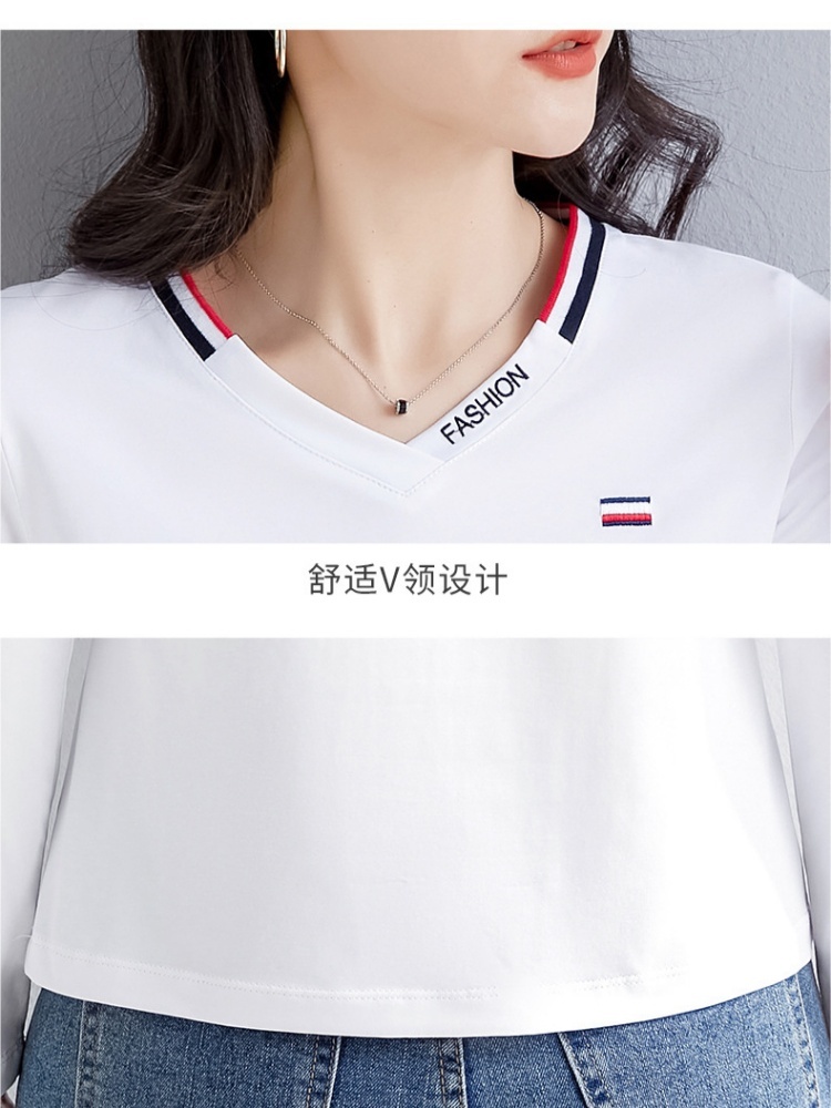 【92精梳棉】轩凌子休闲英伦风T恤S82230107·白色