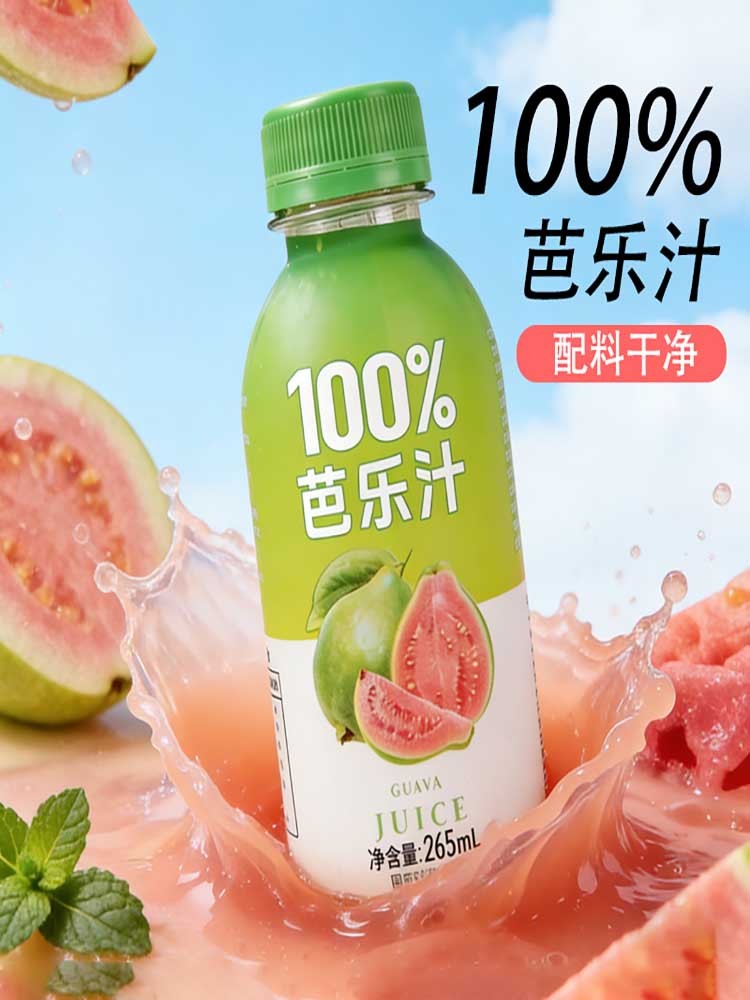 100 %芭乐汁265ml*24瓶