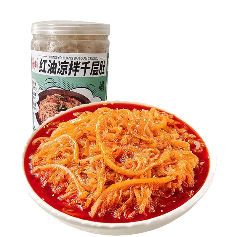 红油肚丝1kg/桶【脆嫩爽口·色香味俱全】