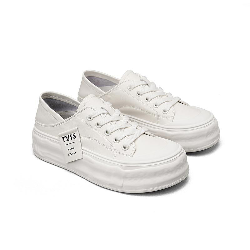 逐旅 时尚小白鞋厚底柔软面包鞋休闲女鞋LP-G265·米色