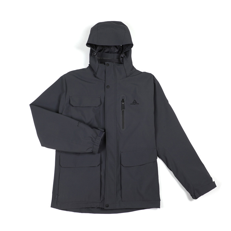 悍途户外冲锋衣男秋冬新款防风外套户外运动防泼水舒适透气登山服