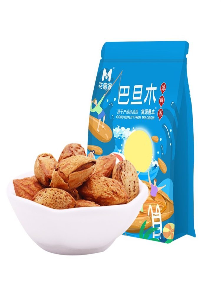 新疆手剥巴旦木 108g*3袋 原味大杏仁散装 坚果干果