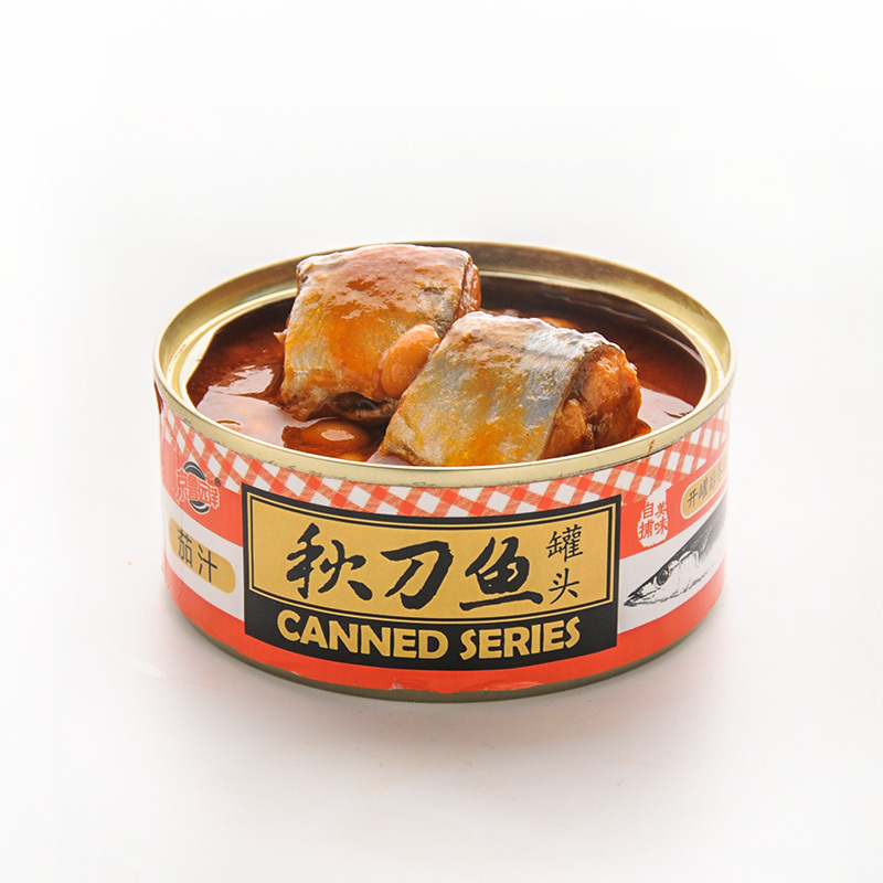 京鲁远洋深海秋刀鱼罐头