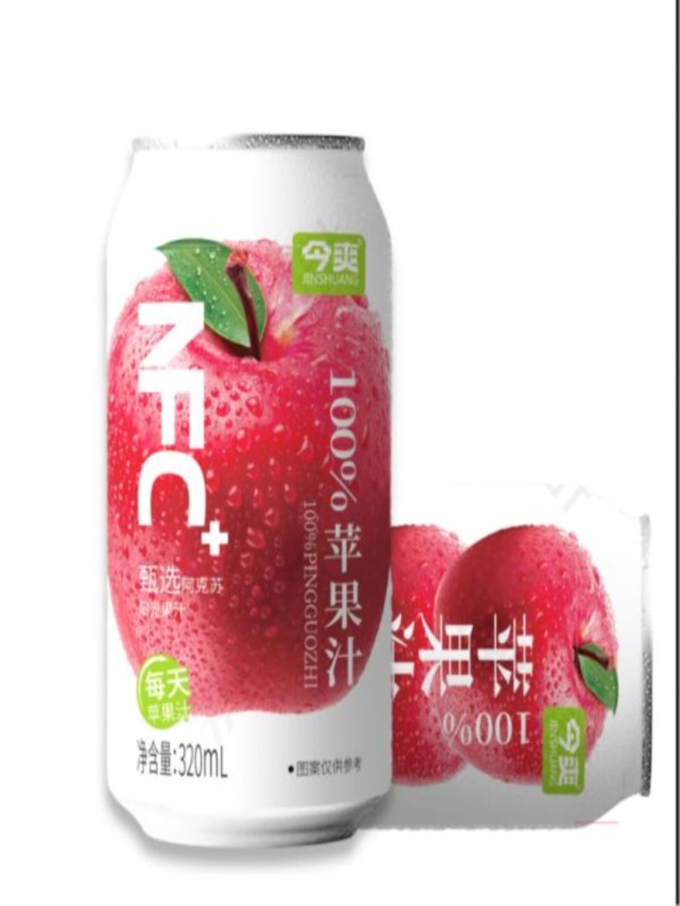 NFC阿克苏苹果汁 320mL*12罐 果汁网红饮料 苹果汁