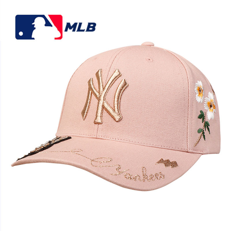 MLB 中性 潮流棒球帽小蜜蜂32CPFN741-50·粉色金标小蜜蜂