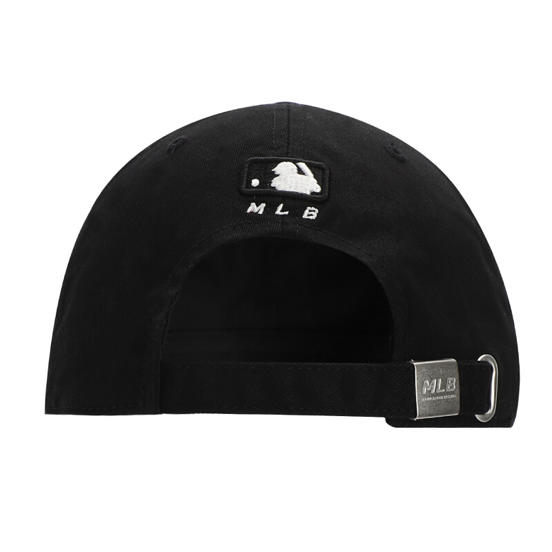 MLB 棒球帽刺绣LOGOLA/NY休闲鸭舌帽32CP6611·黑色大LA