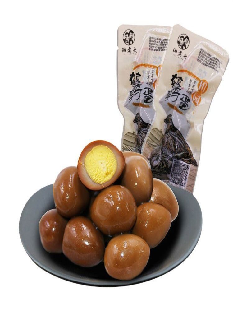 五香味卤蛋鹌鹑蛋（100枚）25袋装 小包装休闲即食风味无壳卤鹌鹑蛋