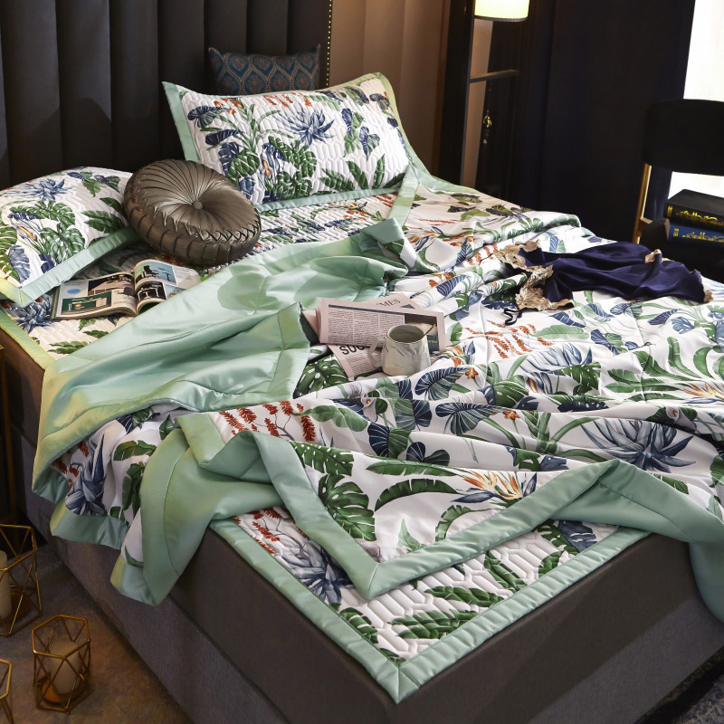 雅鹿凉感丝乳胶夏被醉清风