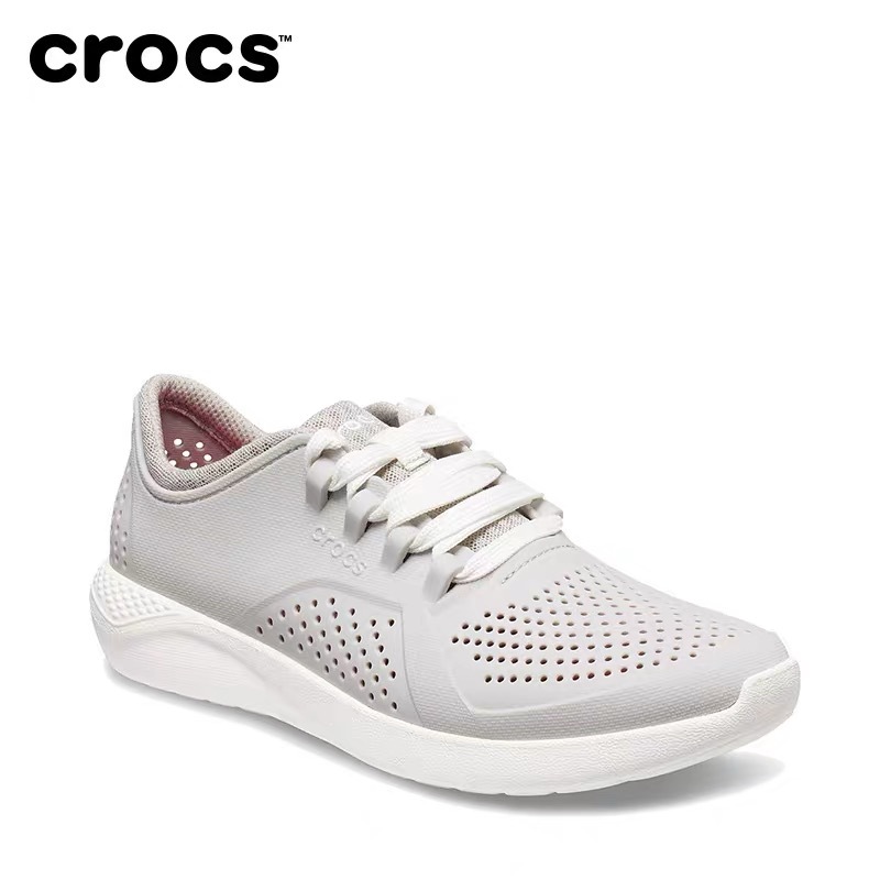 卡骆驰女士literide徒步系带鞋珍珠白