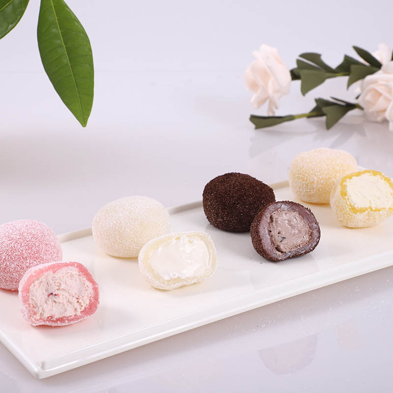 雪媚娘大福冰皮糯米糍团250g3袋10枚袋