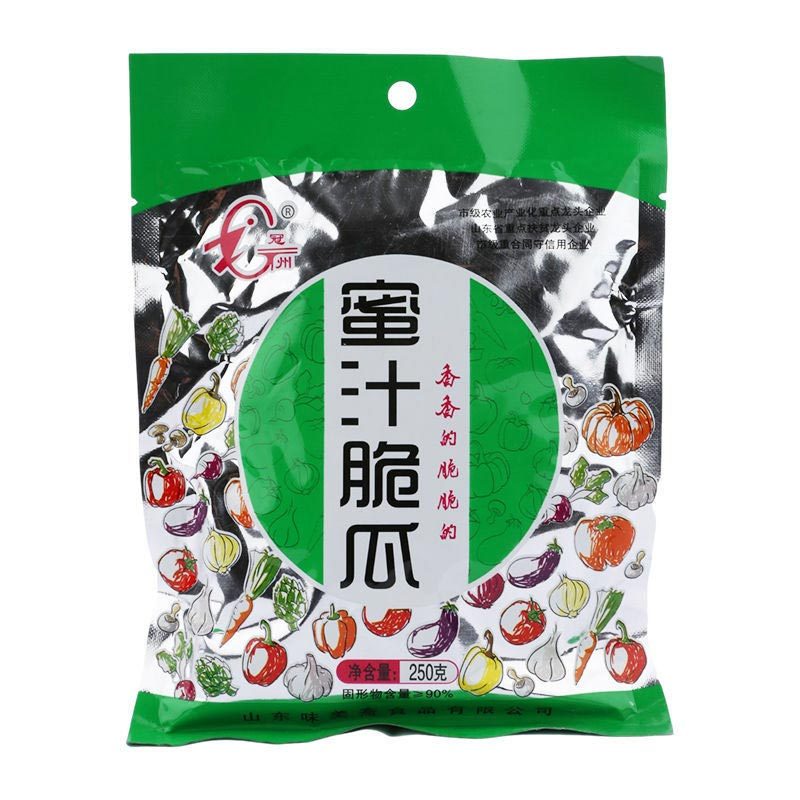 【桃子坊】蜜汁脆爽酱黄瓜250g*6袋