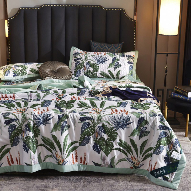 雅鹿凉感丝乳胶夏被醉清风