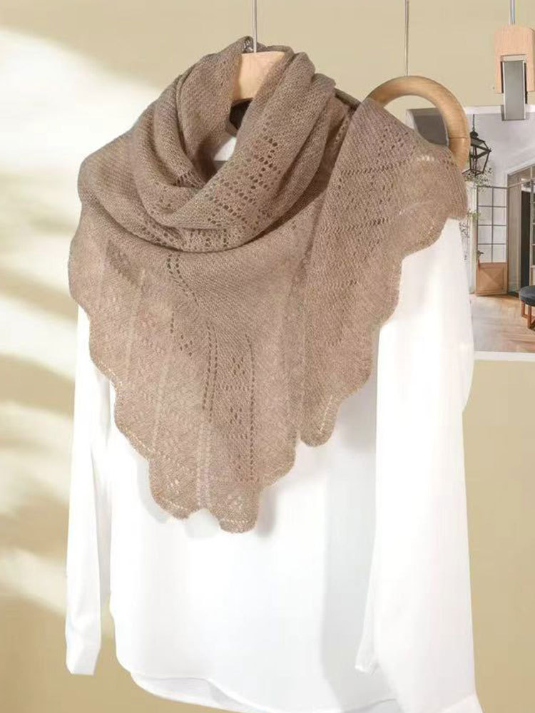 RifugioVo高端100山羊绒披肩·紫绒色