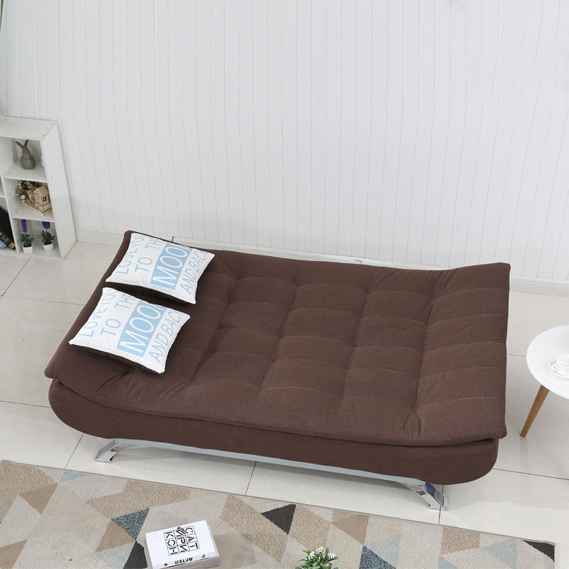雅客集尤兰达休闲沙发可折叠布艺沙发床颜色可选·蓝色FB-18081BU