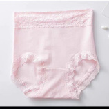 DWFZ-001浅粉色【超高腰蕾丝边